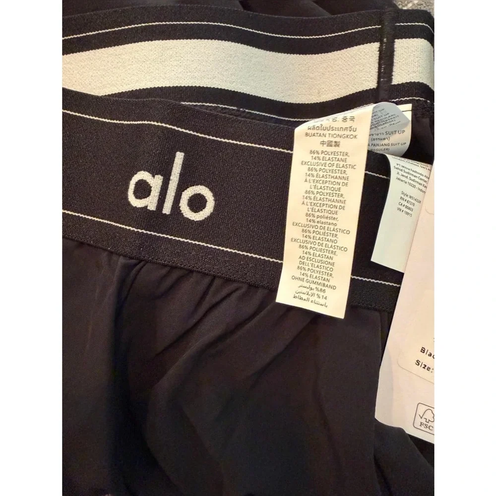 Alo Yoga Suit Up Trouser Pants Black New Size L